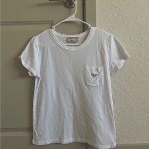 Maison Kitsune White T-shirts Women Size Medium